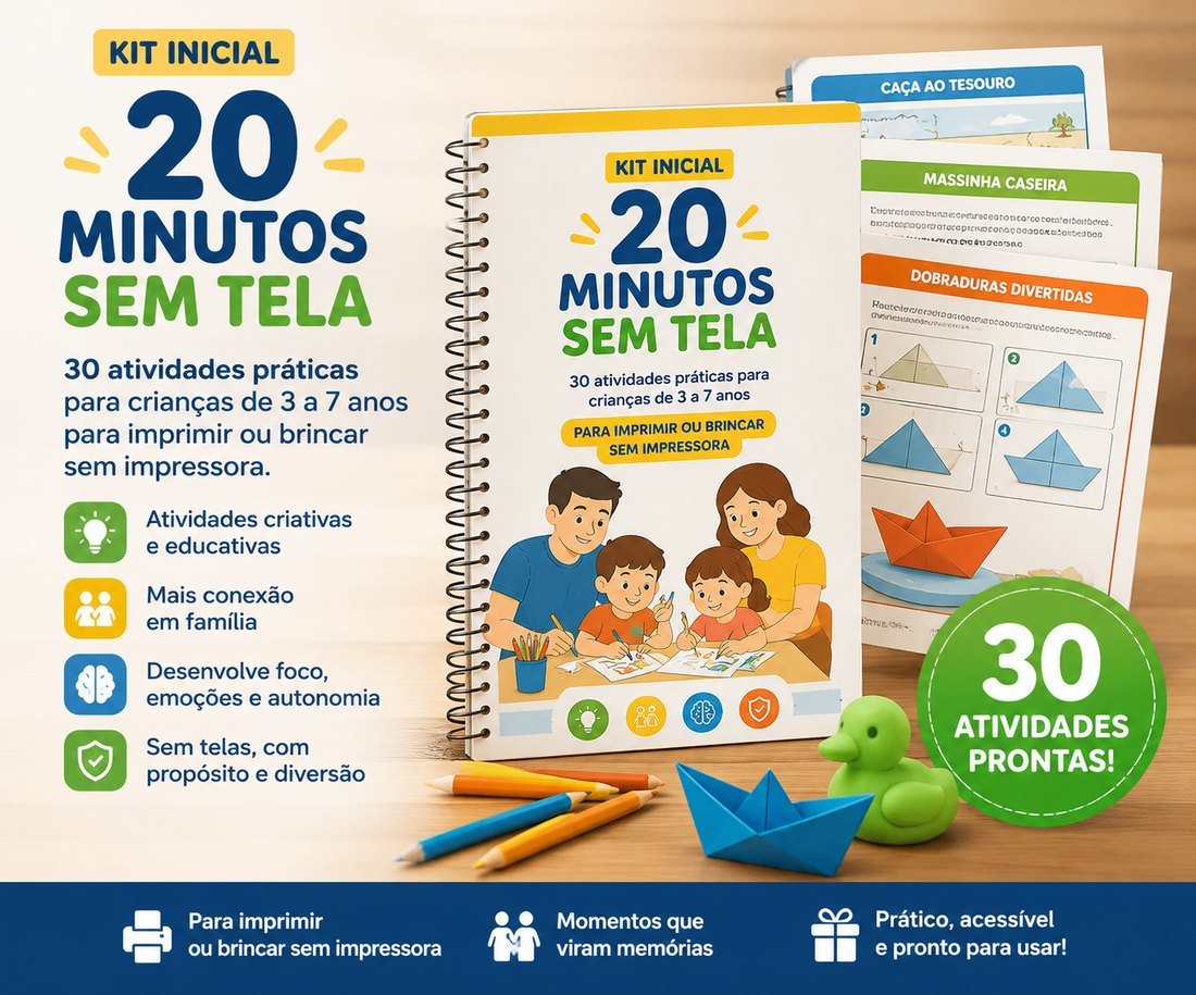 Kit Inicial 20 Minutos Sem Tela