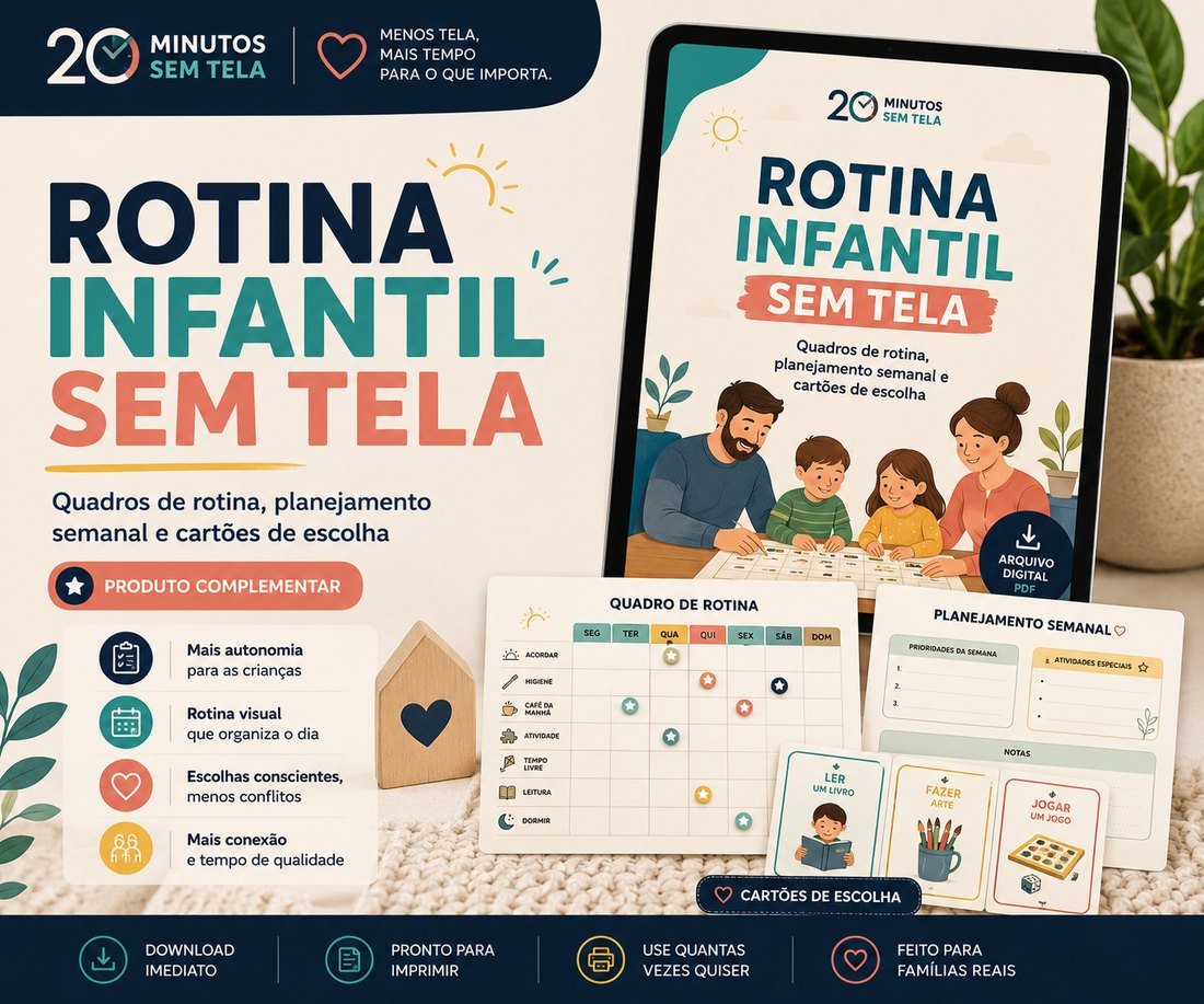 Rotina Infantil Sem Tela